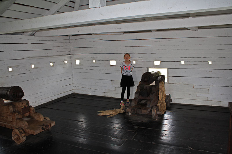 the watch tower in fort mackinac